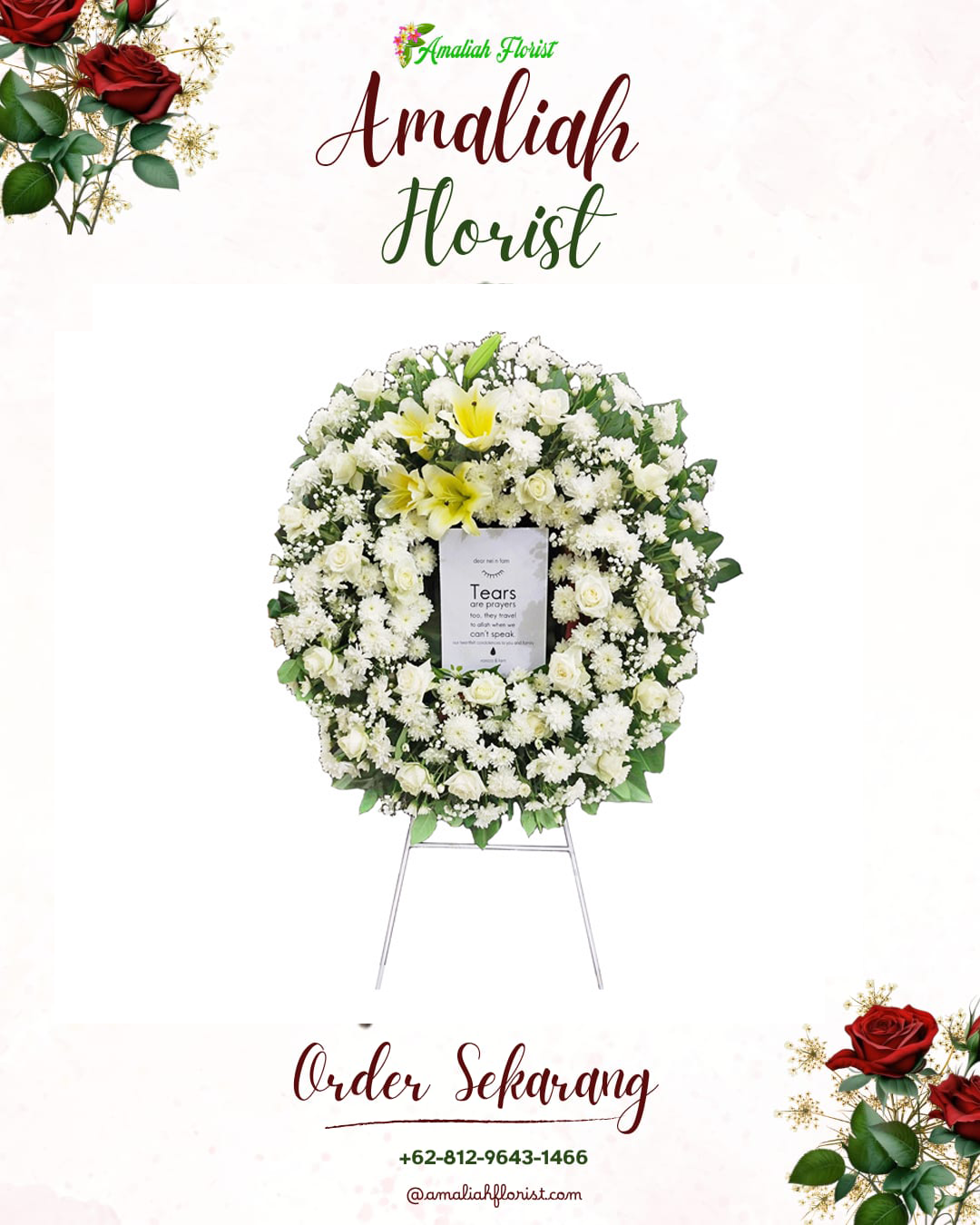 Krans Bunga Duka Tamanan